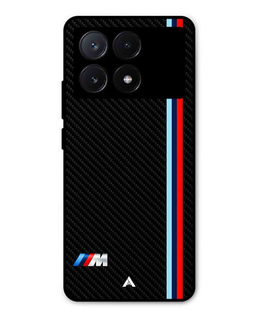 BMW Car Logo 1 Metal Back Cover Phone Case for Poco X6 Pro
