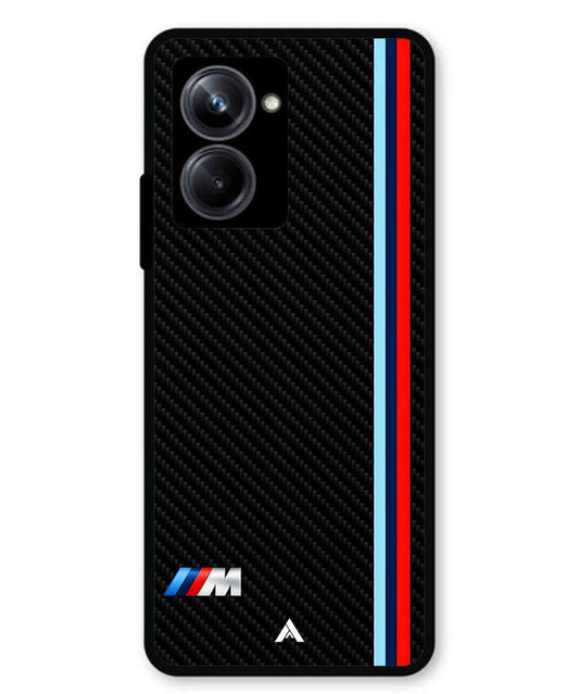 BMW Car Logo 1 Metal Back Cover Phone Case for Realme 10 Pro