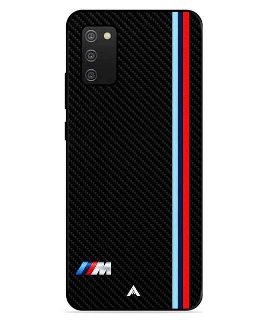 BMW Car Logo 1 Metal Back Cover Phone Case for Samsung Galaxy A03s