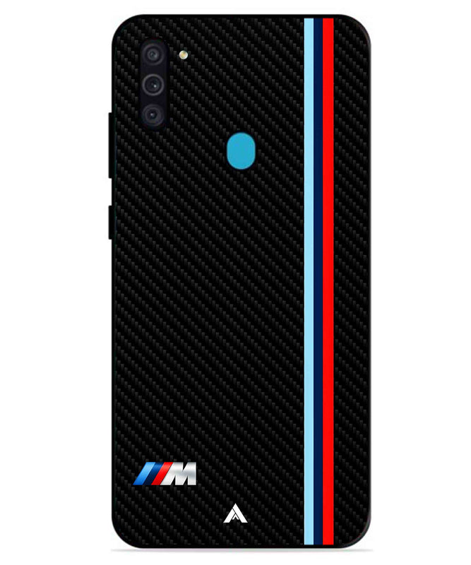 BMW Car Logo 1 Metal Back Cover Phone Case for Samsung Galaxy A11