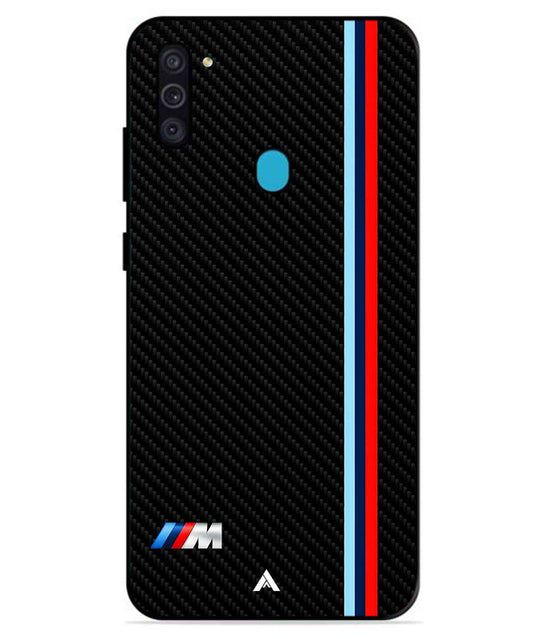 BMW Car Logo 1 Metal Back Cover Phone Case for Samsung Galaxy A11