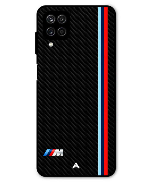 BMW Car Logo 1 Metal Back Cover Phone Case for Samsung Galaxy A12