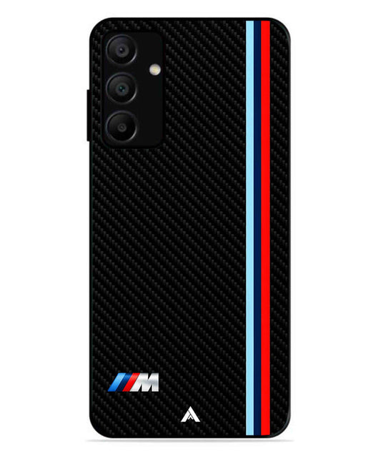 BMW Car Logo 1 Metal Back Cover Phone Case for Samsung Galaxy A15 5G