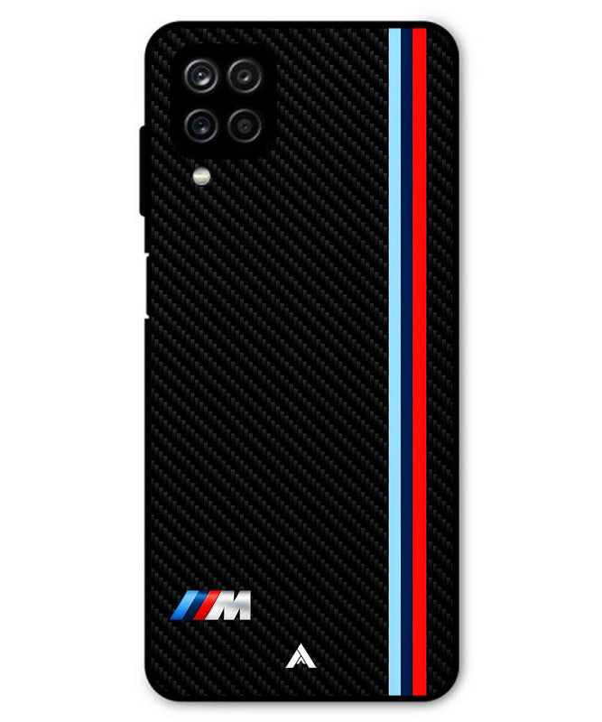 BMW Car Logo 1 Metal Back Cover Phone Case for Samsung Galaxy A22 4G