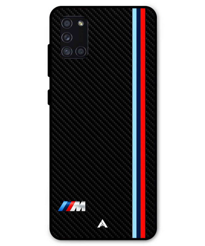 BMW Car Logo 1 Metal Back Cover Phone Case for Samsung Galaxy A31