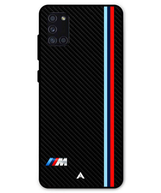 BMW Car Logo 1 Metal Back Cover Phone Case for Samsung Galaxy A31