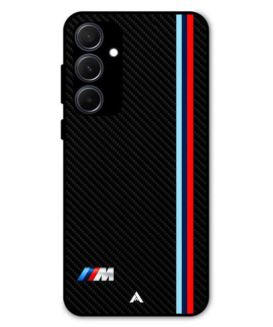 BMW Car Logo 1 Metal Back Cover Phone Case for Samsung Galaxy A35