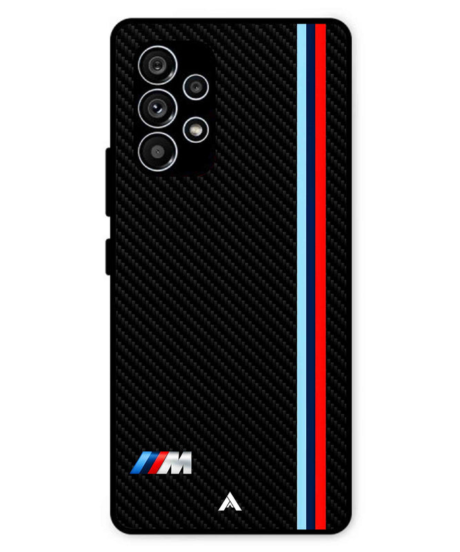 BMW Car Logo 1 Metal Back Cover Phone Case for Samsung Galaxy A53