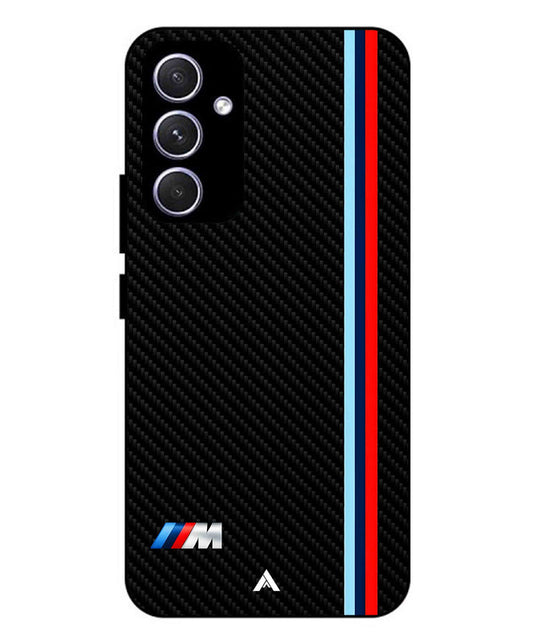 BMW Car Logo 1 Metal Back Cover Phone Case for Samsung Galaxy A54