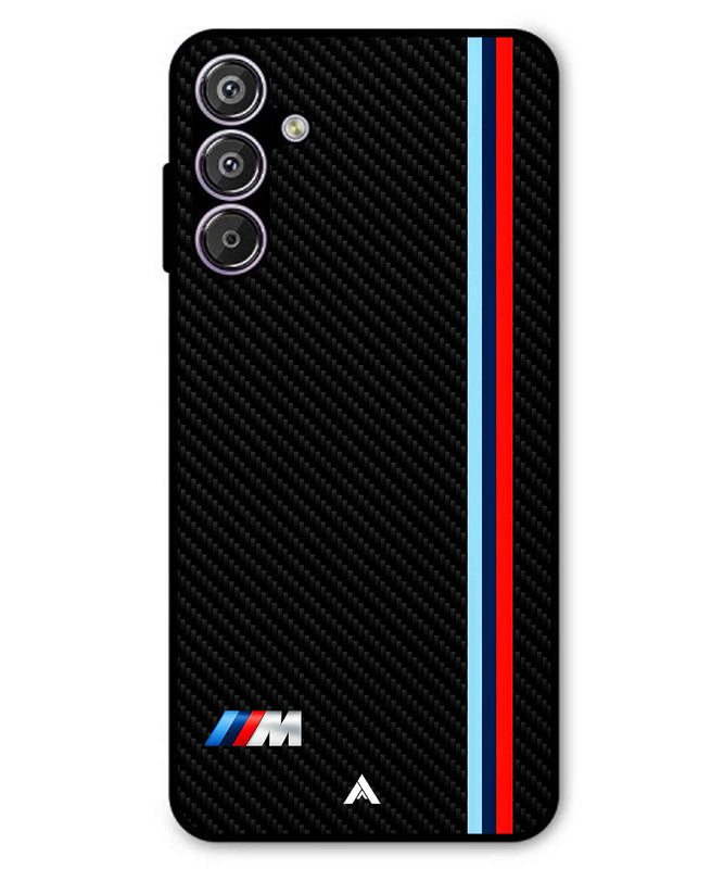 BMW Car Logo 1 Metal Back Cover Phone Case for Samsung Galaxy F15