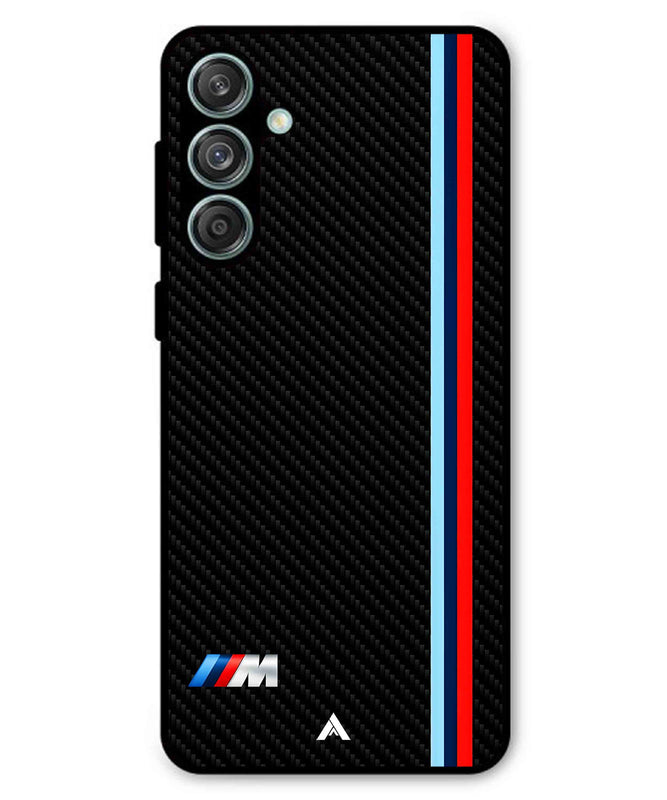 BMW Car Logo 1 Metal Back Cover Phone Case for Samsung Galaxy F55