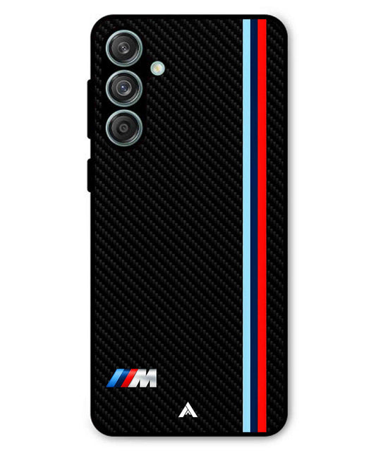BMW Car Logo 1 Metal Back Cover Phone Case for Samsung Galaxy F55