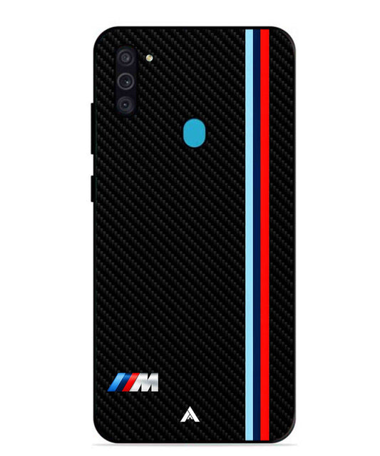 BMW Car Logo 1 Metal Back Cover Phone Case for Samsung Galaxy M11