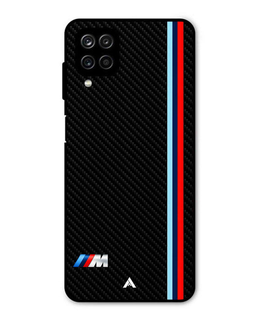 BMW Car Logo 1 Metal Back Cover Phone Case for Samsung Galaxy M12