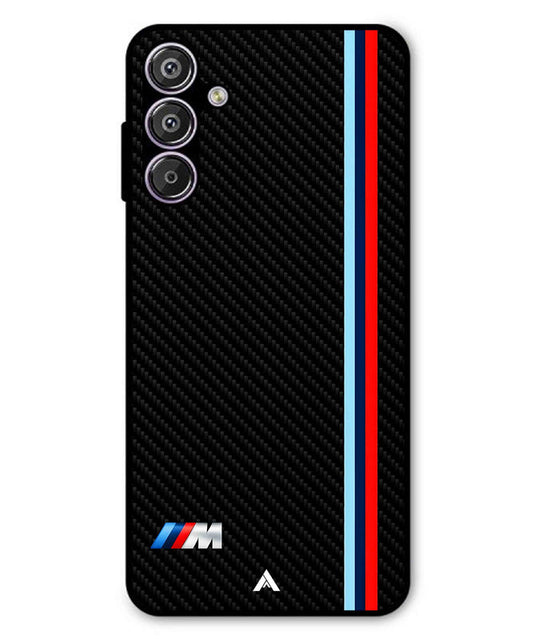 BMW Car Logo 1 Metal Back Cover Phone Case for Samsung Galaxy M15
