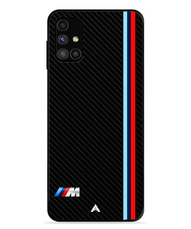 BMW Car Logo 1 Metal Back Cover Phone Case for Samsung Galaxy M31s