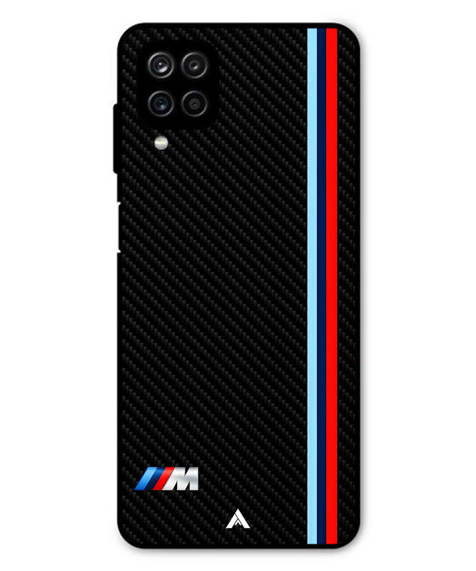 BMW Car Logo 1 Metal Back Cover Phone Case for Samsung Galaxy M32 4G
