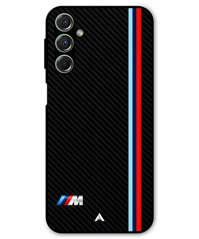 BMW Car Logo 1 Metal Back Cover Phone Case for Samsung Galaxy M34