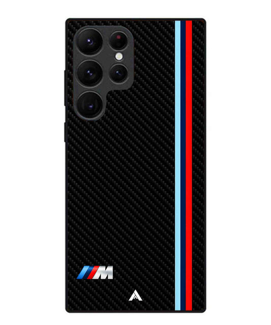 BMW Car Logo 1 Metal Back Cover Phone Case for Samsung Galaxy S22 Ultra