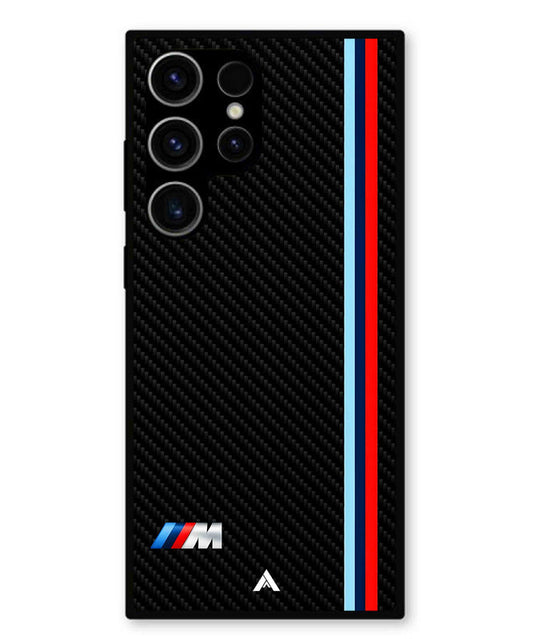 BMW Car Logo 1 Metal Back Cover Phone Case for Samsung Galaxy S23 Ultra