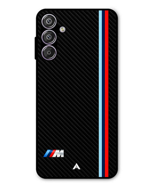 BMW Car Logo 1 Metal Back Cover Phone Case for Samsung Galaxy S25 Plus