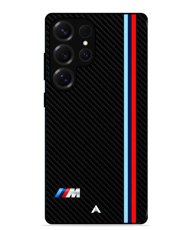 BMW Car Logo 1 Metal Back Cover Phone Case for Samsung Galaxy S25 Ultra