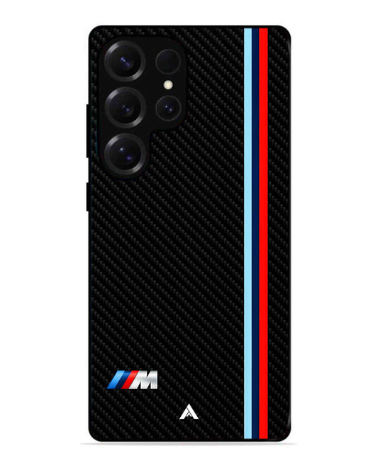 BMW Car Logo 1 Metal Back Cover Phone Case for Samsung Galaxy S25 Ultra