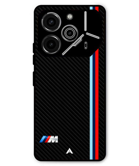 BMW Car Logo 1 Metal Back Cover Phone Case for Tecno Pova 6