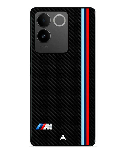 BMW Car Logo 1 Metal Back Cover Phone Case for Vivo T2 Pro