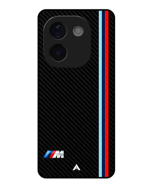 BMW Car Logo 1 Metal Back Cover Phone Case for Vivo T3 Pro
