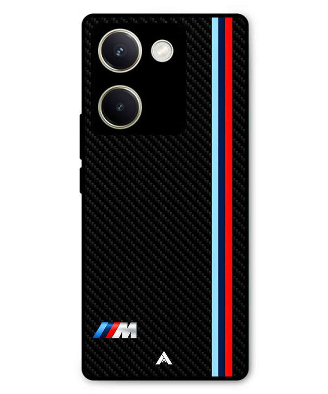BMW Car Logo 1 Metal Back Cover Phone Case for Vivo Y300 Plus
