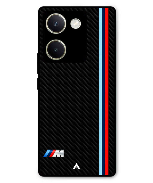BMW Car Logo 1 Metal Back Cover Phone Case for Vivo Y300 Plus