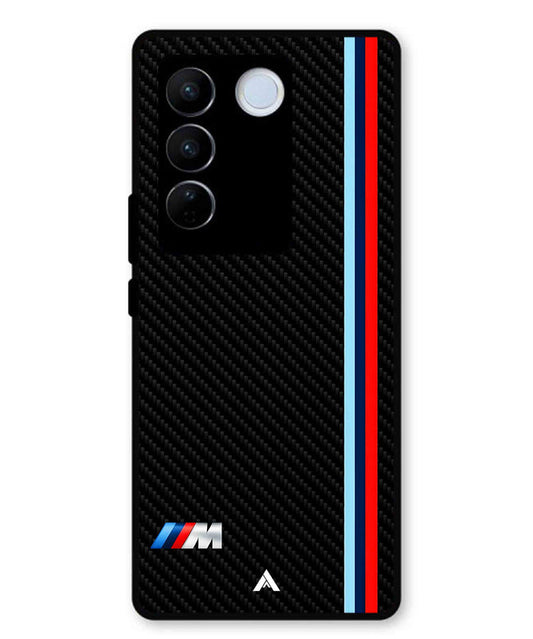 BMW Car Logo 1 Metal Back Cover Phone Case for Vivo v27 Pro