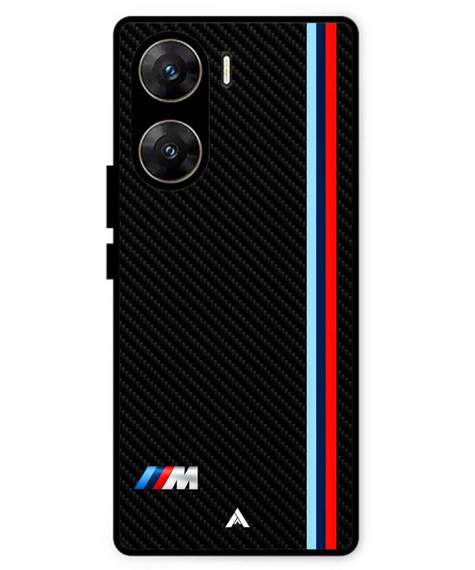 BMW Car Logo 1 Metal Back Cover Phone Case for Vivo v29e
