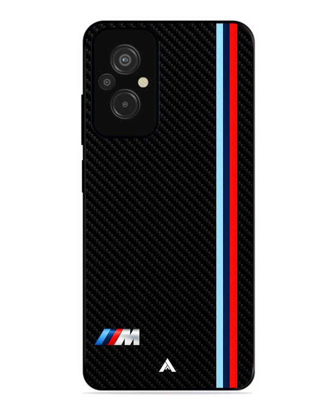 BMW Car Logo 1 Metal Back Cover Phone Case for Xiaomi Redmi 11 Prime 4G