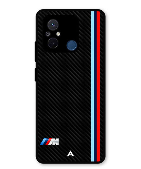 BMW Car Logo 1 Metal Back Cover Phone Case for Xiaomi Redmi 12C