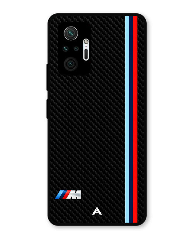 BMW Car Logo 1 Metal Back Cover Phone Case for Xiaomi Redmi Note 10 Pro