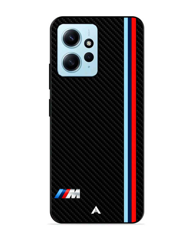 BMW Car Logo 1 Metal Back Cover Phone Case for Xiaomi Redmi Note 12 4G