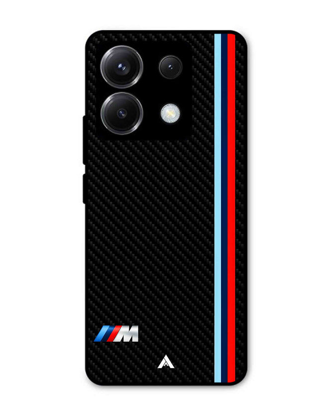 BMW Car Logo 1 Metal Back Cover Phone Case for Xiaomi Redmi Note 13
