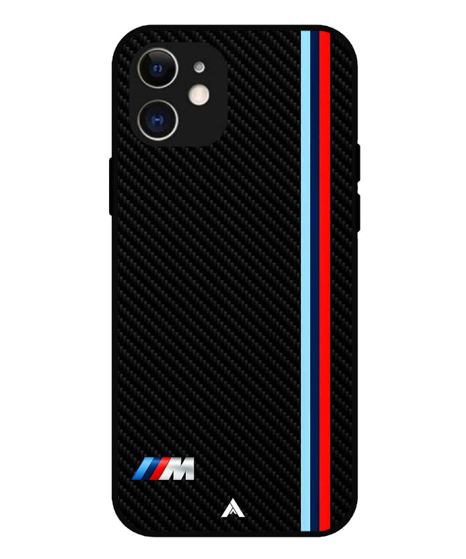 BMW Car Logo 1 Metal Back Cover Phone Case for iPhone 12