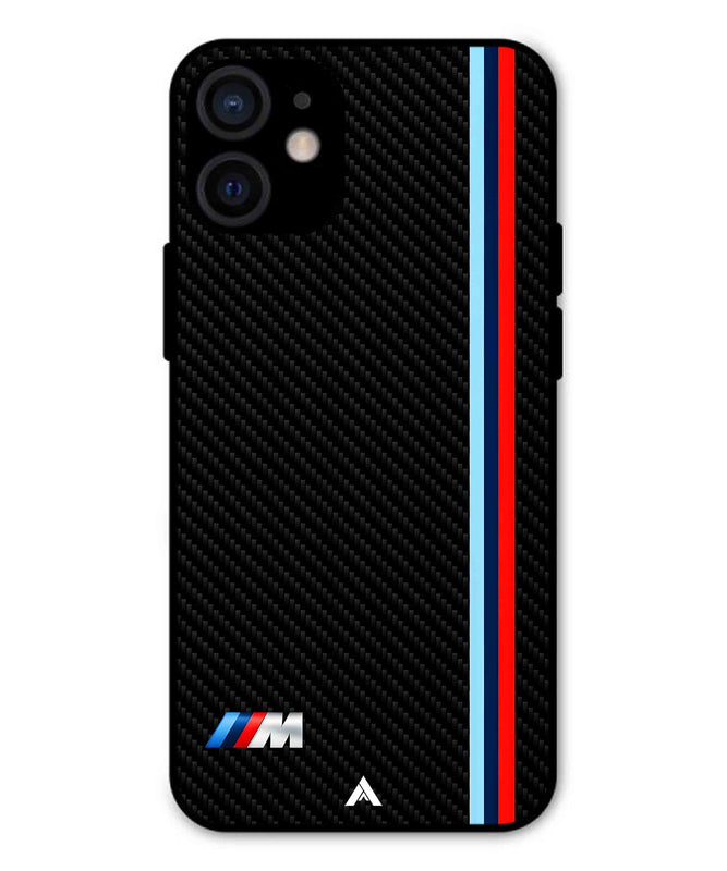 BMW Car Logo 1 Metal Back Cover Phone Case for iPhone 12 Mini