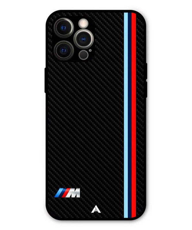 BMW Car Logo 1 Metal Back Cover Phone Case for iPhone 12 Pro Max