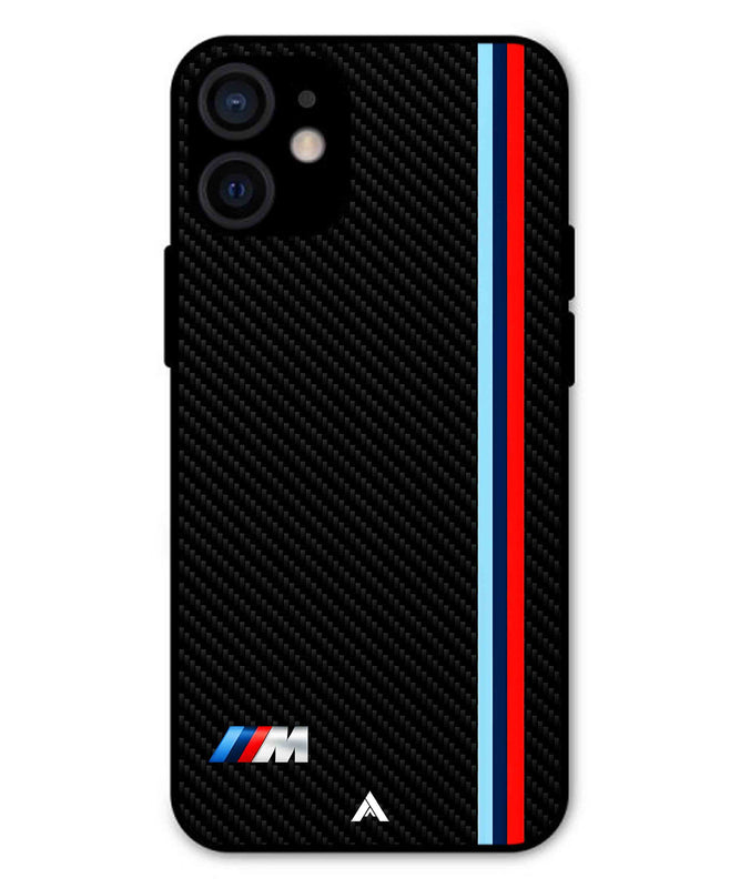 BMW Car Logo 1 Metal Back Cover Phone Case for iPhone 13 Mini