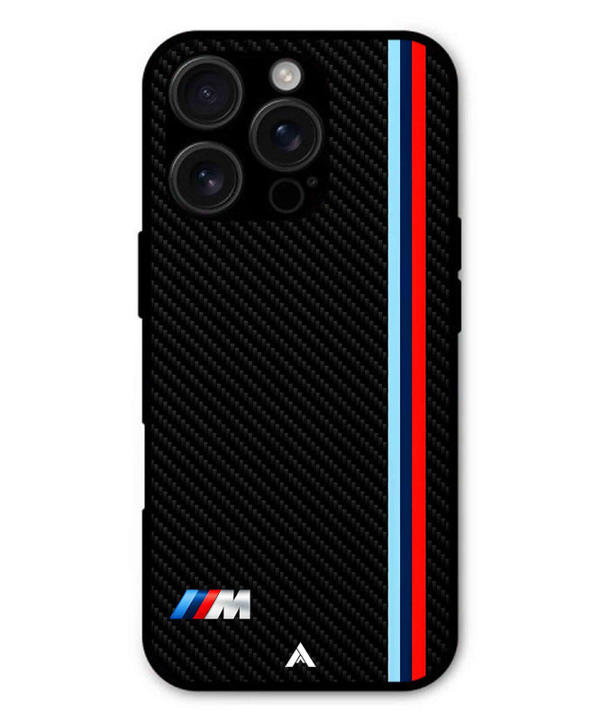 BMW Car Logo 1 Metal Back Cover Phone Case for iPhone 13 Pro