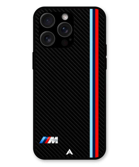 BMW Car Logo 1 Metal Back Cover Phone Case for iPhone 13 Pro Max