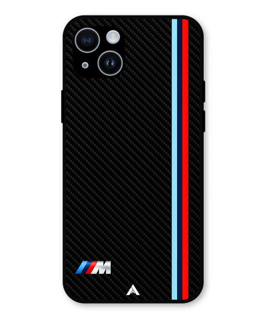 BMW Car Logo 1 Metal Back Cover Phone Case for iPhone 14