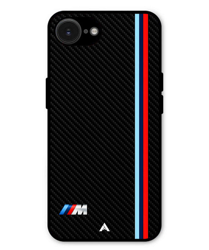 BMW Car Logo 1 Metal Back Cover Phone Case for iPhone 16e