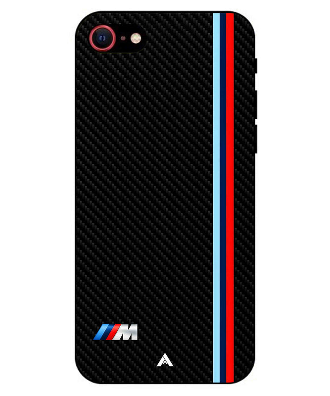 BMW Car Logo 1 Metal Back Cover Phone Case for iPhone 8