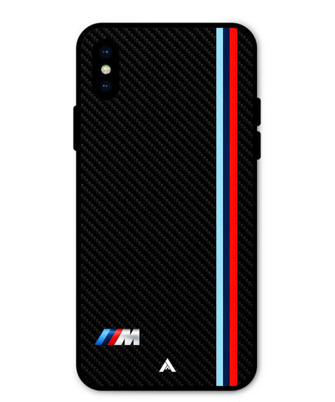 BMW Car Logo 1 Metal Back Cover Phone Case for iPhone X