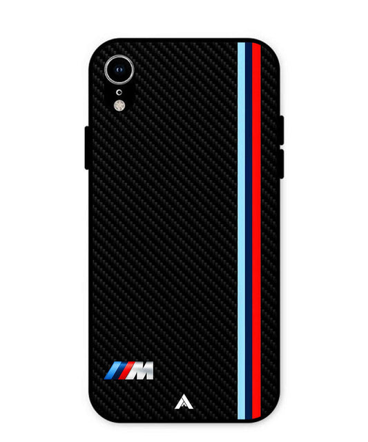 BMW Car Logo 1 Metal Back Cover Phone Case for iPhone Xr